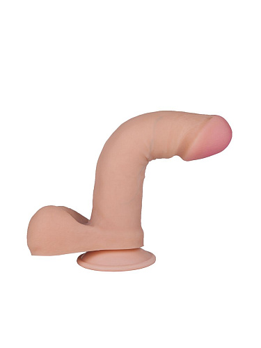 Телесный фаллоимитатор на присоске LOVETOY (А-Полимер) F F BEST COCK 6 591404