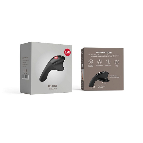 Чёрный мини-вибратор Fun Factory Be One 45000 (7,4 см)