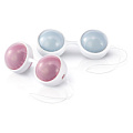 Голубые с розовым вагинальные шарики Lelo Luna Beads LEL0305