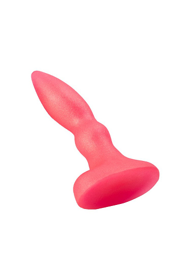 Розовая гелевая пробочка с каплевидным кончиком LOVETOY (А-Полимер) 432800 (10 см)