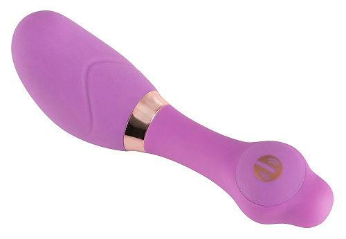 Сиреневый вибратор с золотистой каймой Orion 0585203 (13,5 см)