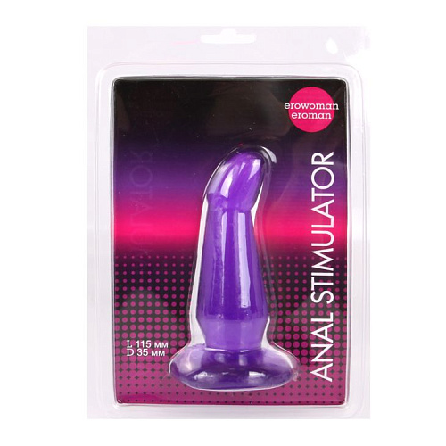 Фиолетовая анальная втулка Bior toys EE-10015-5 (13 см)