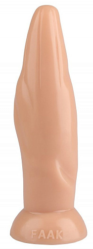 Телесная фигурная анальная втулка Сумерки богов 1017-14 BX DD (22,5 см)