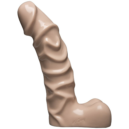 Реалистик телесного цвета с венками Doc Johnson Raging Hard-Ons 9 Ballsy 0279-03-CD (21,5 см)