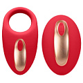 Красное эрекционное виброкольцо с пультом Shots Media BV Poise ELE018RED