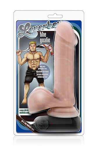 Телесный вибратор Blush Novelties THE GOALIE 8INCH DILDO BL-17463 (20,3 см)