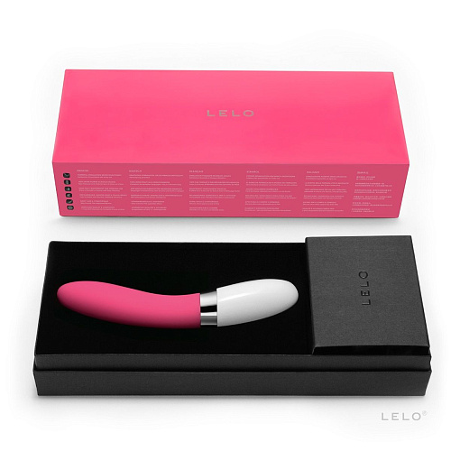Розовый перезаряжаемый вибратор Lelo Liv 2 Cerise LEL7909 (17,4 см)