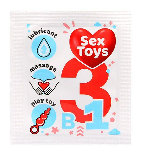 Гель-лубрикант на водной основе Биоритм Sex Toys LB-55145t (4 гр)