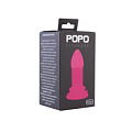 Розовая анальная втулка большого размера POPO Pleasure 731317 (14 см)