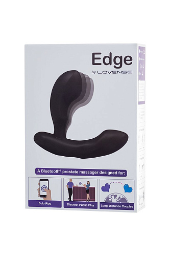 Чёрный стимулятор простаты Lovense Edge LE-06 (11,4 см)