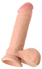 Телесный реалистичный вибратор-ротатор ToyFa Brandon 985002-1 (20 см)