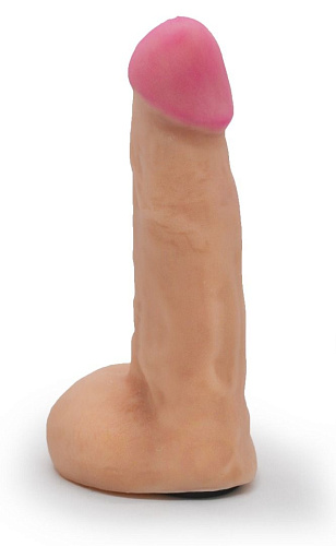 Страпон Harness телесного цвета из двух предметов: трусики с плагом и насадка-фаллос LOVETOY (А-Полимер) 731203 (17 см)