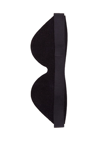 Чёрная маска на глаза с декоративным красным бантом Sitabella 3187-1