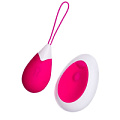 Розово-белое виброяйцо с пультом ДУ A-toys 764003