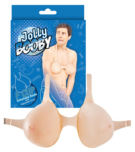Сувенирная накладная грудь в телесном цвете NMC Jolly Booby 0775525