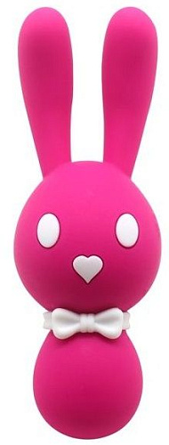Розовый вибростимулятор-зайчик Howells Dorcel 174011pink (16 см)
