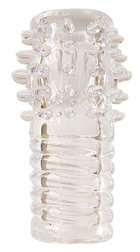 Прозрачная насадка на фаллос Bior toys EE-10207 (10 см)