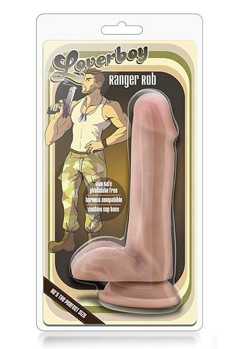 Телесный реалистичный фаллоимитатор Blush Novelties RANGER ROB BL-14603 (15,2 см)