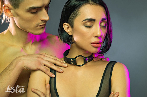 Чёрный кляп-кольцо Lola toys Modesty 1143-01lola