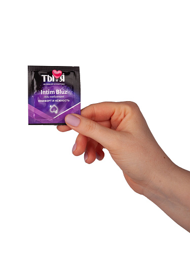 Гель-лубрикант в одноразовой упаковке Биоритм Intim bluz LB-70018t