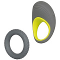 Набор из двух серых эрекционных колец California Exotic Novelties Link Up Edge SE-1350-00-3