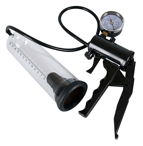 Прозраячная вакуумная помпа с насосом и манометром Orion 0504319 (32 см)