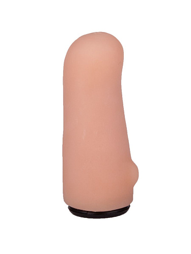 Женский страпон чёрный с чёрной насадкой и вагинальной пробкой LOVETOY (А-Полимер) 830303 (17,5 см)