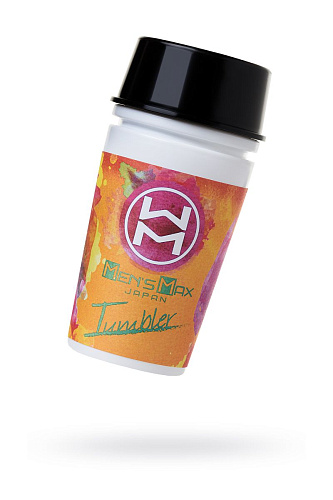 Мастурбатор-стаканчик белого цвета Men sMax Tumbler Splash MM-25