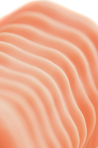 Мастурбатор-вагина телесного цвета с ребрами на поверхности KOKOS ELEGANCE  M01-03-006