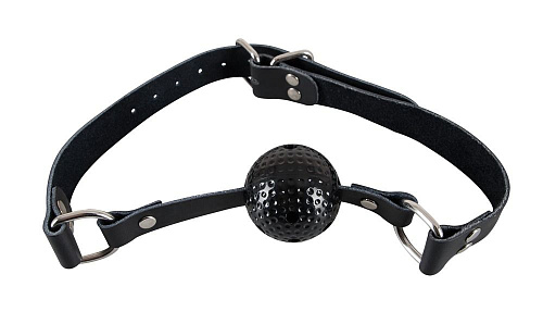 Чёрный классический кляп с шариком Orion Knebel 2491508 1001