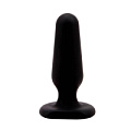 Чёрная анальная пробка Chisa S Silicone Plug CN-491446012 (7,3 см)