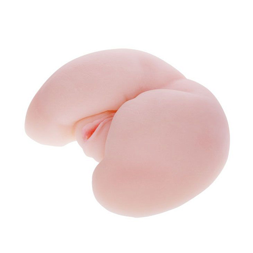 Мастурбатор-попка телесного цвета с вибрацией и пультом управления Baile BM-009023S