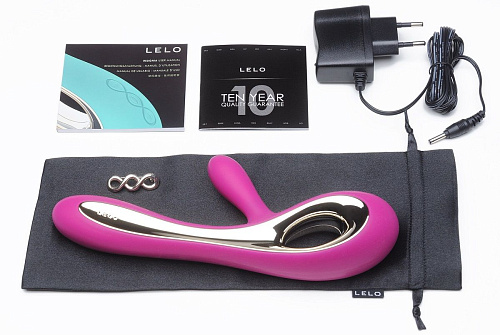 Лиловый вибратор Lelo Soraya Deep Rose LEL1587 (22 см)