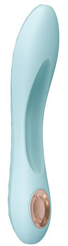 Голубой вибратор для точки G Dream Toys DELPHINE 21737 (17 см)