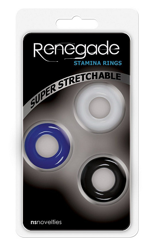 Набор разноцветных эрекционных колец NS Novelties Stamina Rings NSN-1116-29