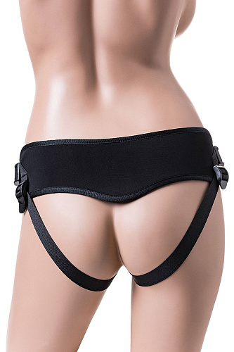 Чёрные трусики для страпона ToyFa Master 972007