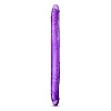 Фиолетовый двусторонний фаллоимитатор Blush Novelties B Yours 16 Double Dildo BL-52011 (40,6 см)