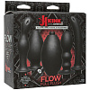 Чёрный набор для анального душа Doc Johnson Kink Flow Full Flush Set 2401-20-BX