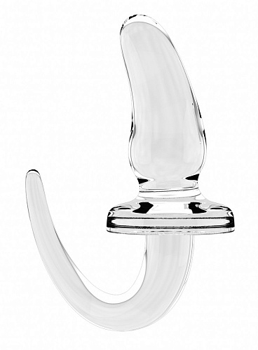 Прозрачная анальная пробка Shots Media BV SONO №14 SON014TRA