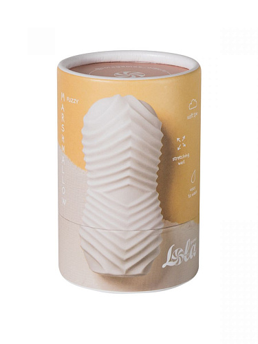 Белый мастурбатор Lola toys Fuzzy 7371-01lola