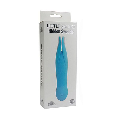 Голубой клиторальный вибростимулятор Howells LITTLE SECRET 181200blue (16,5 см)