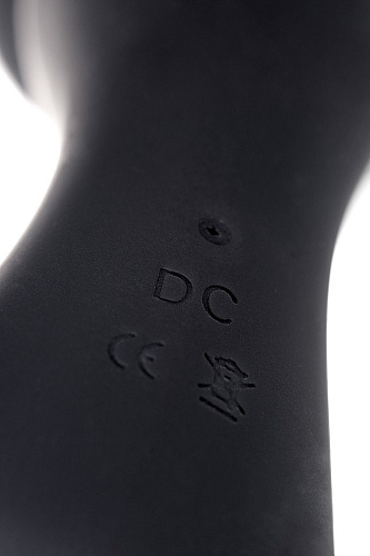 Чёрный изогнутый вибростимулятор простаты Erotist 541310