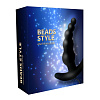 Чёрный анальный стимулятор с вибрацией RestArt Beads Style RA-304 (8,8 см)