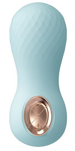 Голубой клиторальный стимулятор Dream Toys SOLENE 21734