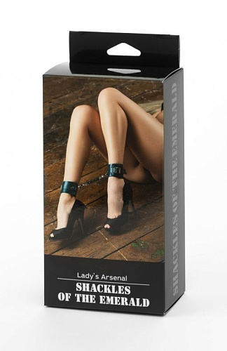 Изумрудные поножи БДСМ арсенал Ladys Arsenal 67003ars