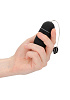 Чёрное гладкое виброяйцо Shots Media BV Vibrating Egg SHT024BLK (8 см)