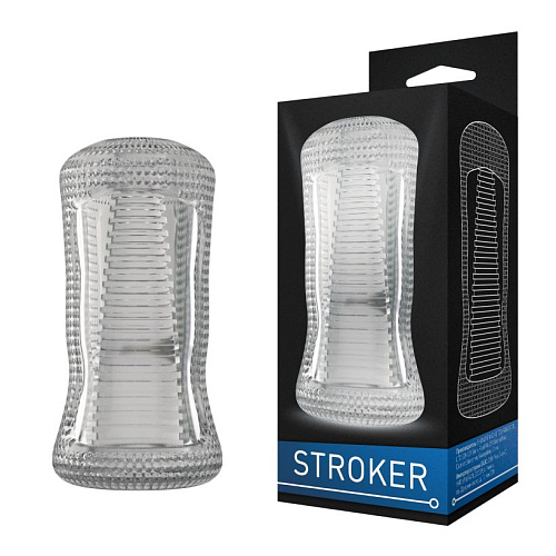 Прозрачный двухсторонний мастурбатор Сумерки богов STROKER №1 401-01 BX DD