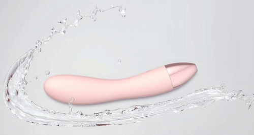 Силиконовый хай-тек вибромассажёр-жираф нежно-розового цвета ImToy Giraffe (16 см)