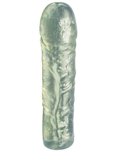 Прозрачный гелевый фаллоимитатор Eroticon 30007 (16,5 см)