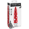 Керамический красно-белый вибратор Pipedream CERAMIX №9 PD4909-00 (17,5 см)